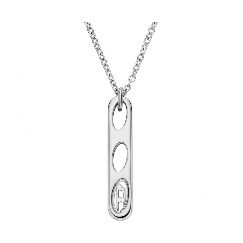Diesel Kette OVAL D LOGO DX1662040 Edelstahl – Bild 1 von 2