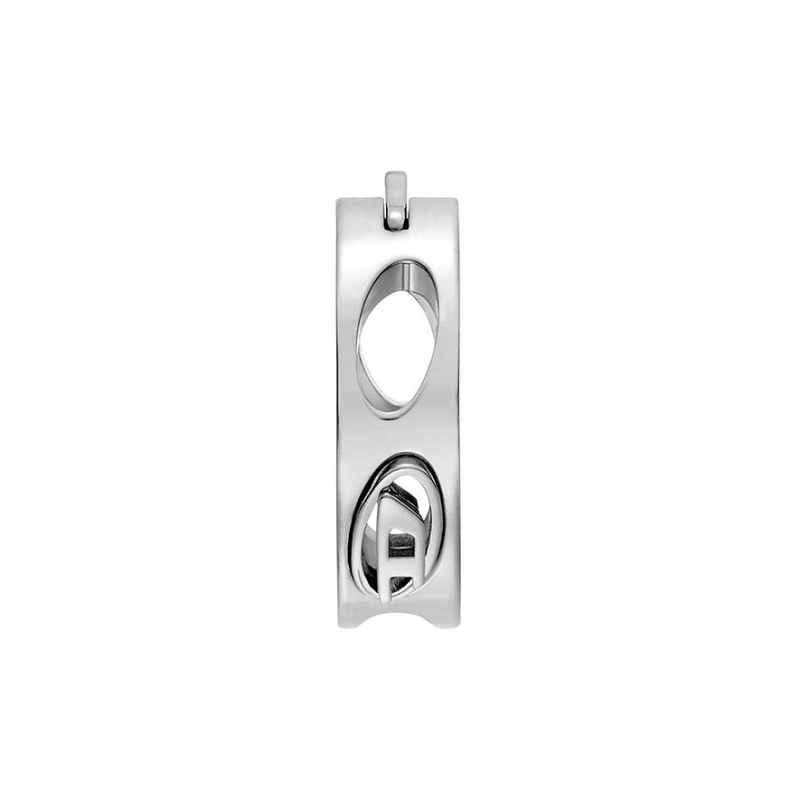 Diesel Einzelner Ohrschmuck D LOGO DX1664040 Edelstahl – Bild 1 von 2