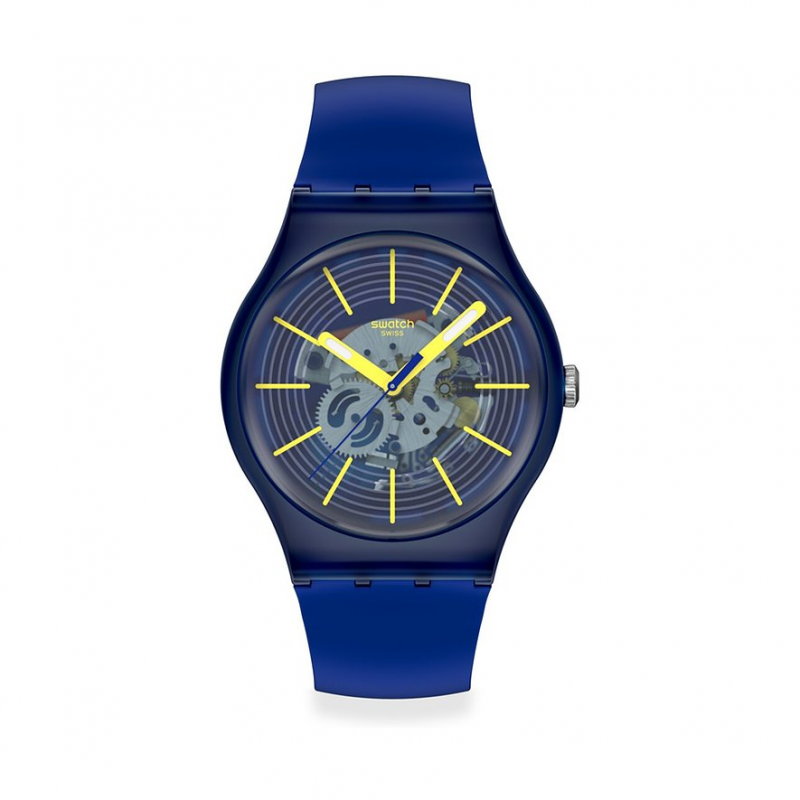 Swatch Unisexuhr 2601 SWATCH ESSENTIALS SO29I100 Kunststoff – Bild 1 von 3