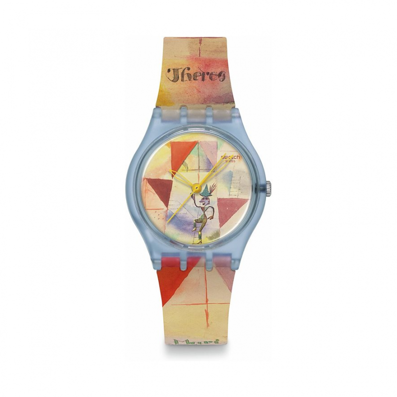 Swatch Unisexuhr 2601 SWATCH X GUGGENHEIM SO28Z703 Kunststoff – Bild 1 von 3