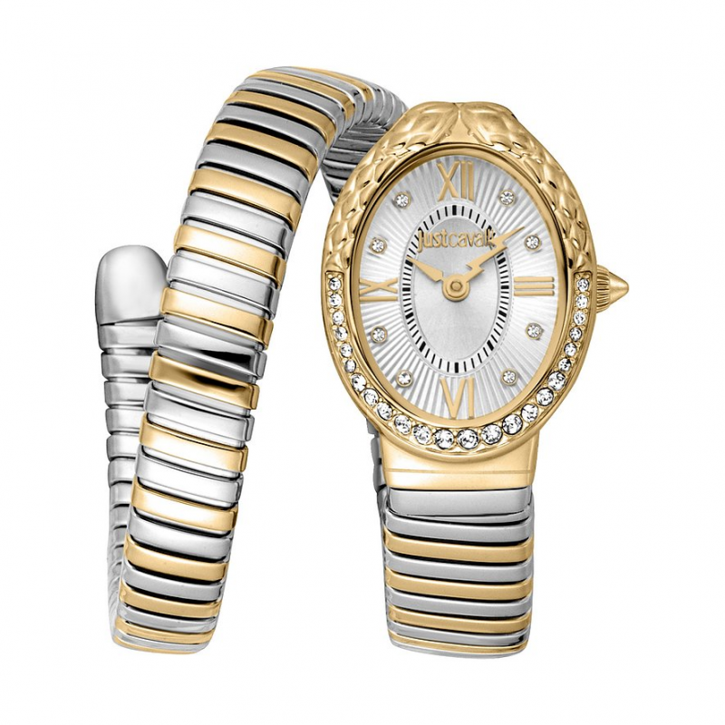 Just Cavalli Damenuhr Signature Snake JC1L390M0055 Edelstahl – Bild 1 von 3