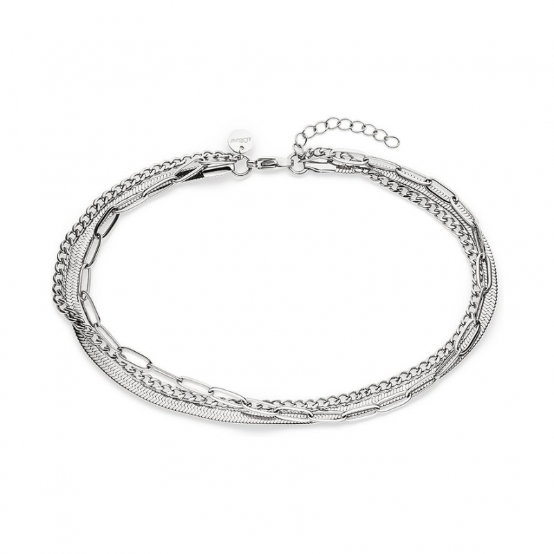 s.Oliver Fußkette SOJ-0245-A-27 Edelstahl – Bild 1 von 2