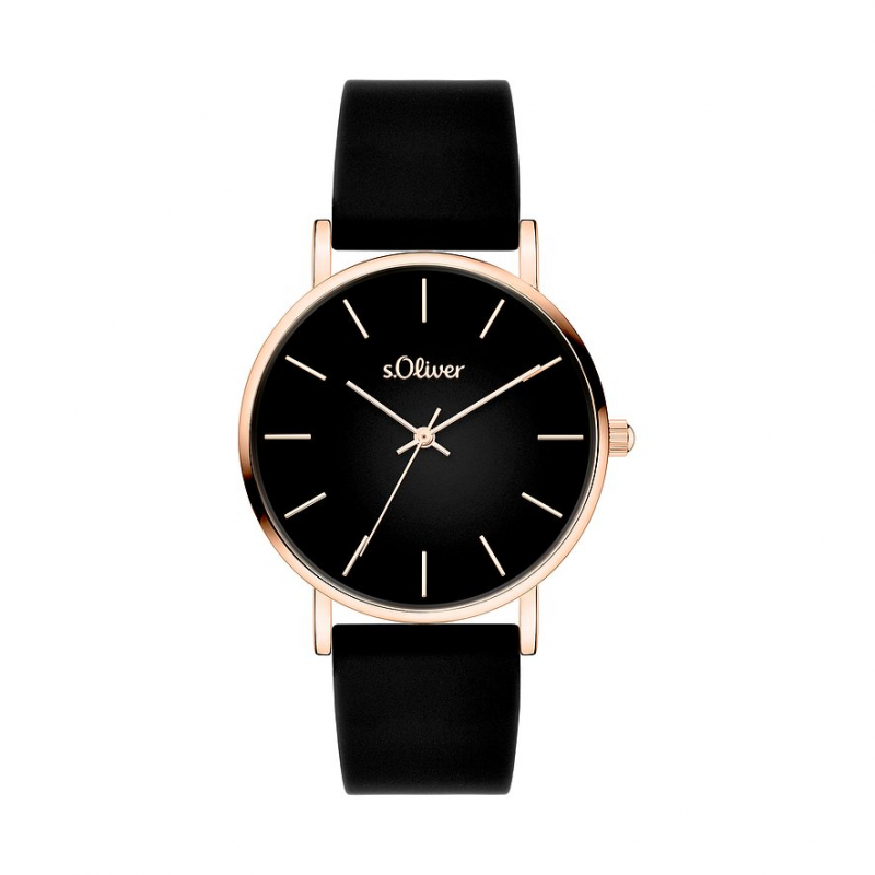 s.Oliver Damenuhr Zeitlos und modern SO-4183-PQ Metall – Bild 1 von 2