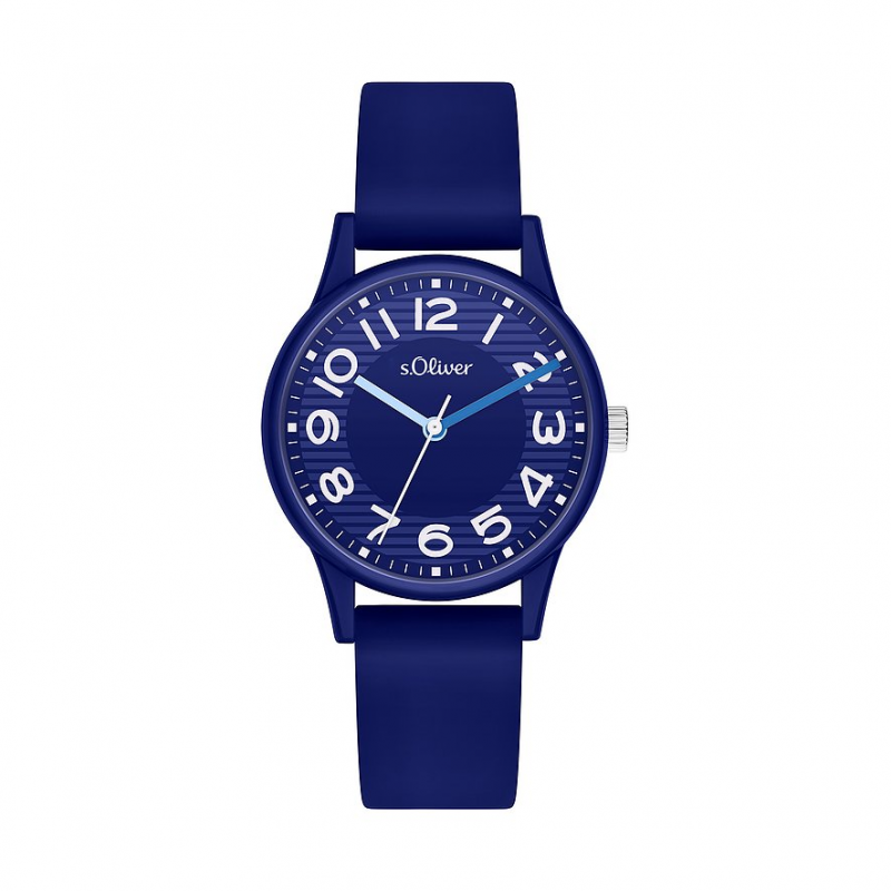 s.Oliver Damenuhr sportlich und cool SO-4277-PQ Kunststoff