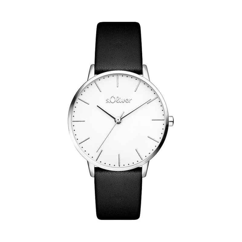 s.Oliver Damenuhr Zeitlos und klassisch SO-4467-LQ Metall – Bild 1 von 2