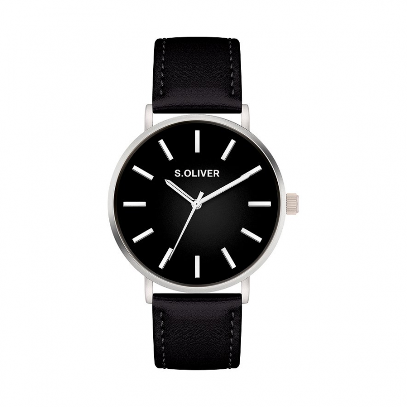 s.Oliver Herrenuhr Klassisch & Elegant SO-4439-LQ Metall – Bild 1 von 2
