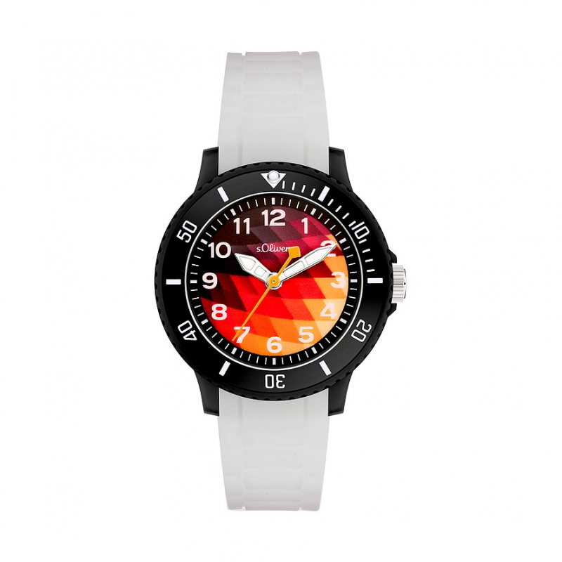 s.Oliver Kinderuhr Fußball WM SO-4502-PQ Kunststoff – Bild 1 von 2
