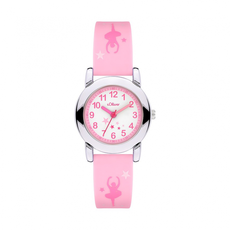 s.Oliver Kinderuhr Ballerina SO-4511-PQ Metall – Bild 1 von 2