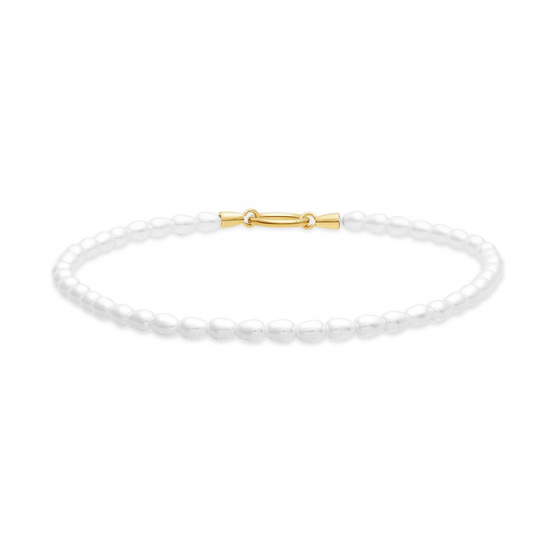 Tamaris Fußkette TJ-0762-A-25 Edelstahl, Perle – Bild 1 von 2