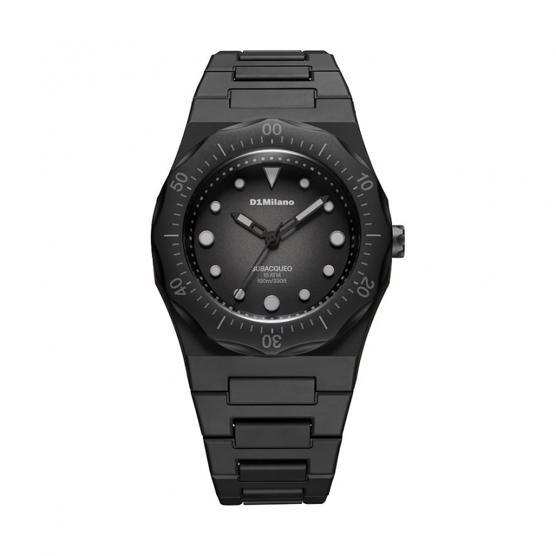 D1 Milano Herrenuhr 40.5mm, CarbonHarbor PDBJ01 Polycarbonat – Bild 1 von 3