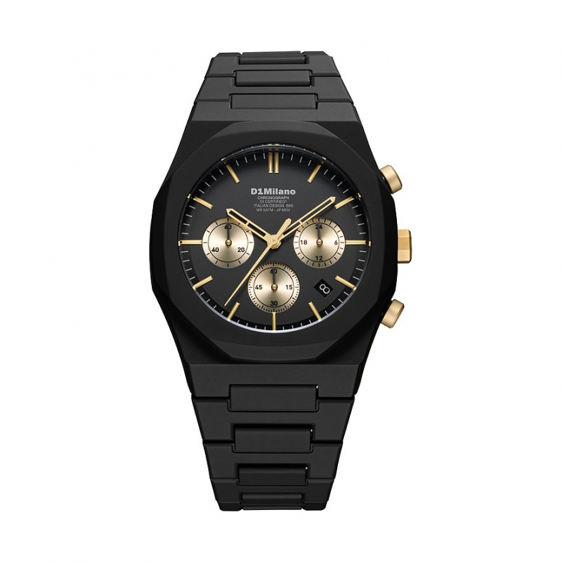 D1 Milano Herrenuhr 40.5mm, Gilded Solar PHBJ16 Polycarbonat – Bild 1 von 3
