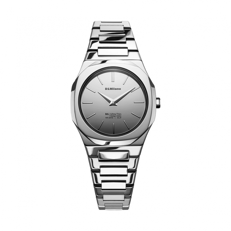 D1 Milano Damenuhr 30mm, Silver Gleam UTBL39 Edelstahl – Bild 1 von 3