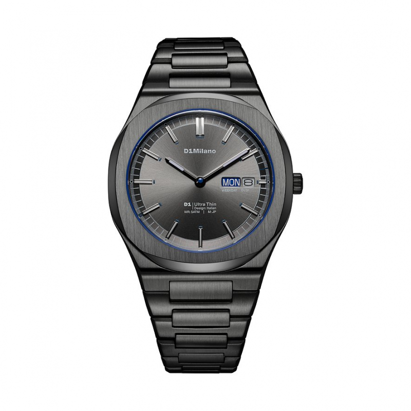D1 Milano Herrenuhr 39mm, Dark Illusion UHBJ08 Edelstahl – Bild 1 von 3