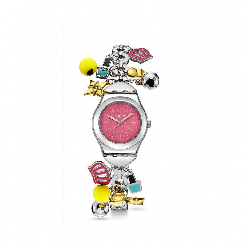 Swatch Damenuhr 2603 MOTHERS DAY YSZ101G Edelstahl – Bild 1 von 2