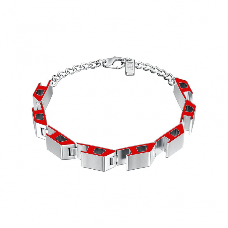 Diesel Armband D Logo DX1690040 Edelstahl, Emaille – Bild 1 von 3