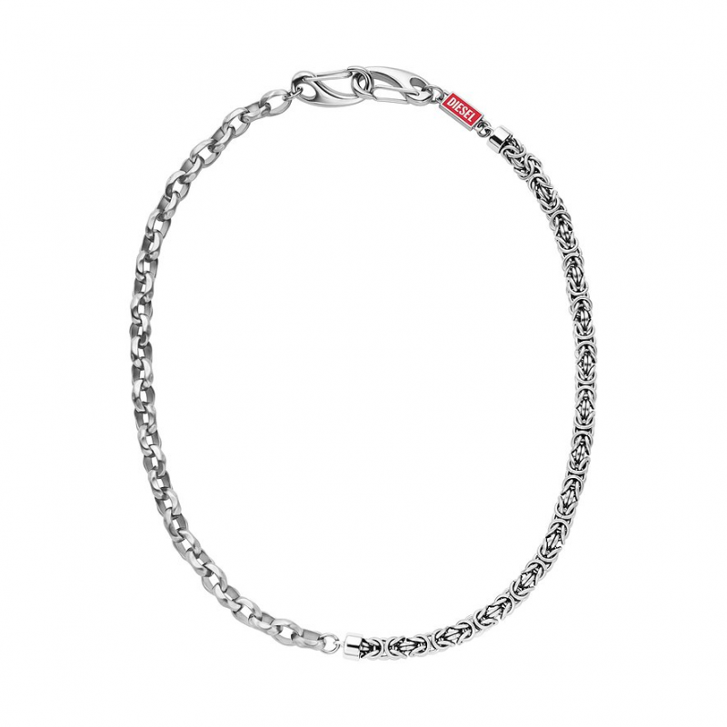 Diesel Kette Diesel Font DX1694040 Edelstahl, Emaille – Bild 1 von 2