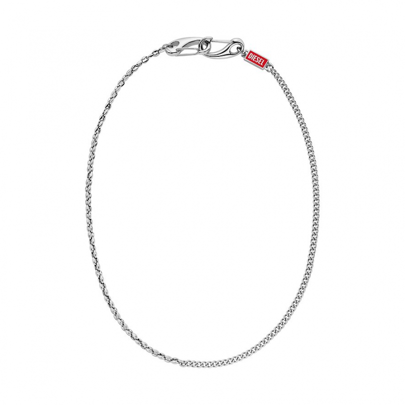 Diesel Kette Diesel Font DX1695040 Edelstahl, Emaille – Bild 1 von 2