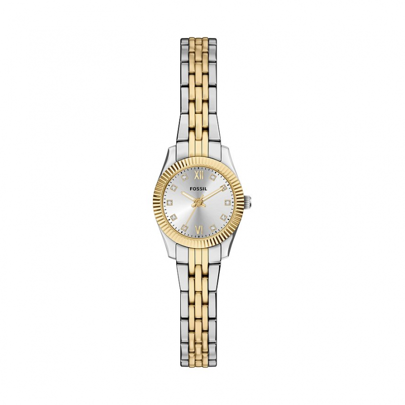 Fossil Damenuhr Scarlette ES5473 Edelstahl – Bild 1 von 3