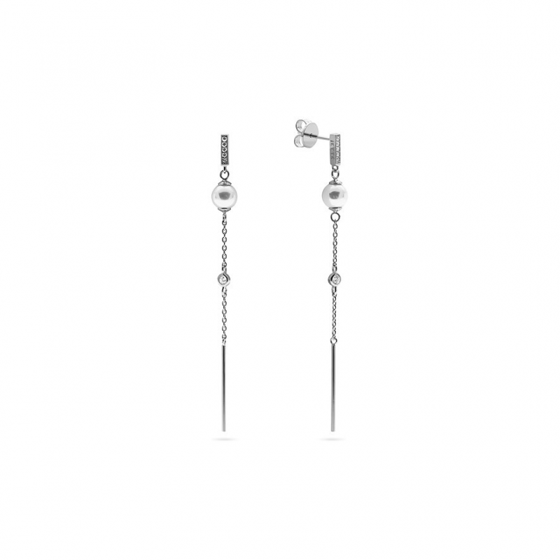JETTE Ohrhänger PEARL 89230133 925er Silber