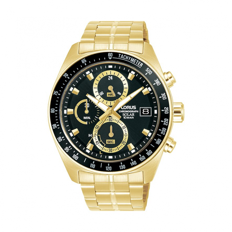 Lorus Chronograph Sports-Solar RZ622AX9 Edelstahl
