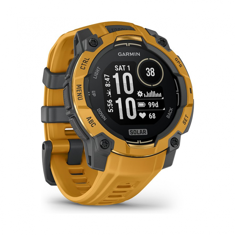 Garmin Smartwatch Instinct® 3 Solar - 45 mm Grau/Sunburst 010-02934-02 – Bild 1 von 3