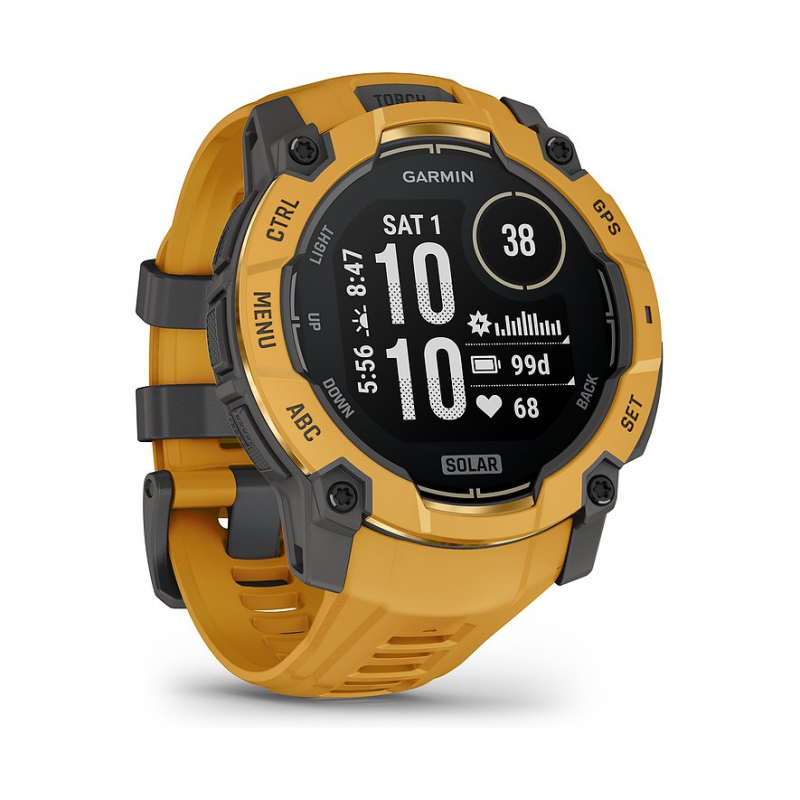 Garmin Smartwatch Instinct® 3 Solar - 50 mm Grau/Sunburst 010-02935-02 – Bild 1 von 3