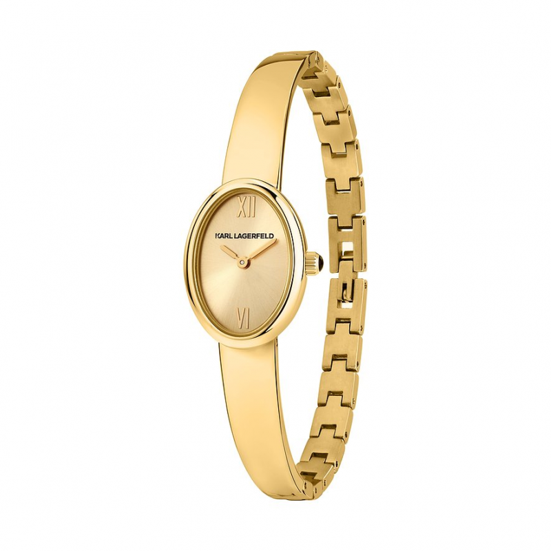 Karl Lagerfeld Damenuhr Oval Allure R0553113501 Stahl – Bild 1 von 2