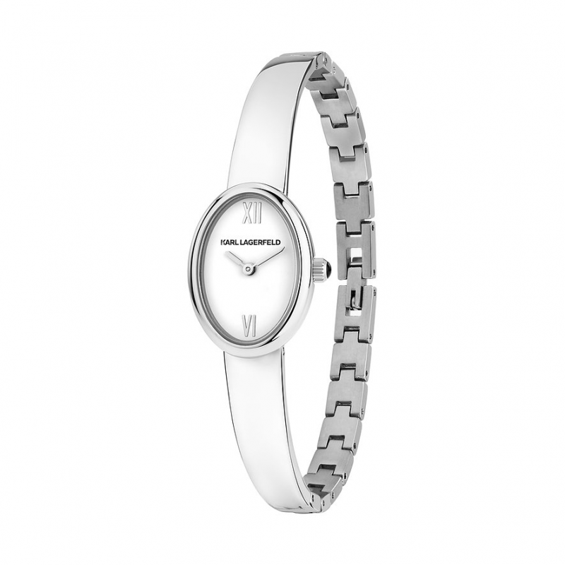 Karl Lagerfeld Damenuhr Oval Allure R0553113502 Stahl – Bild 1 von 2