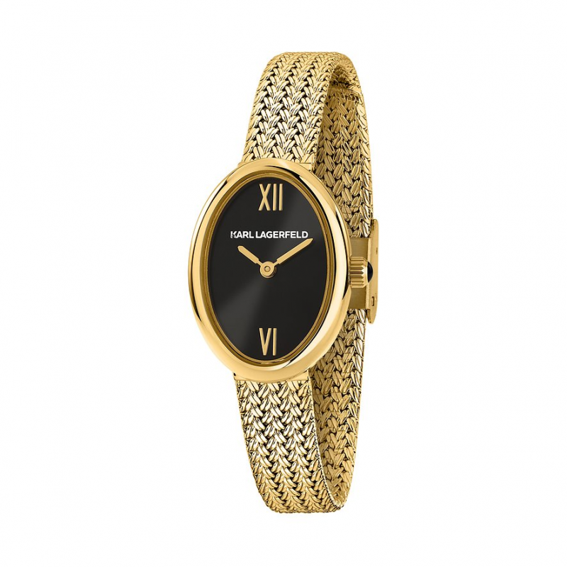Karl Lagerfeld Damenuhr Oval Allure R0553114505 Stahl – Bild 1 von 2