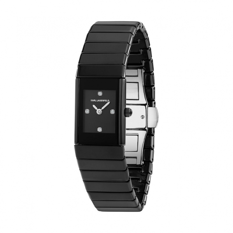Karl Lagerfeld Damenuhr Deco R0553112500 Keramik – Bild 1 von 2
