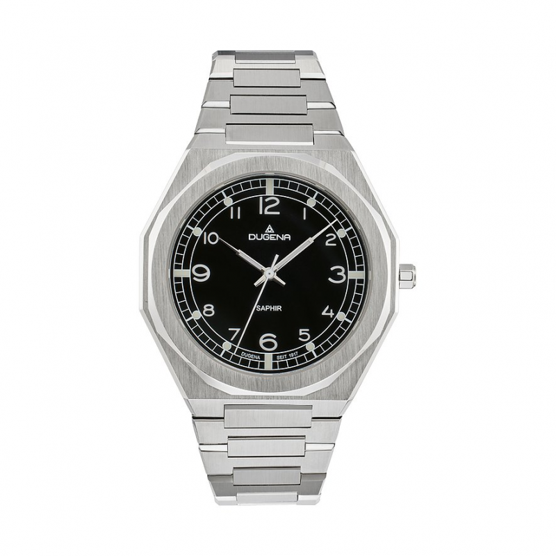 Dugena Herrenuhr München 4461227 Edelstahl