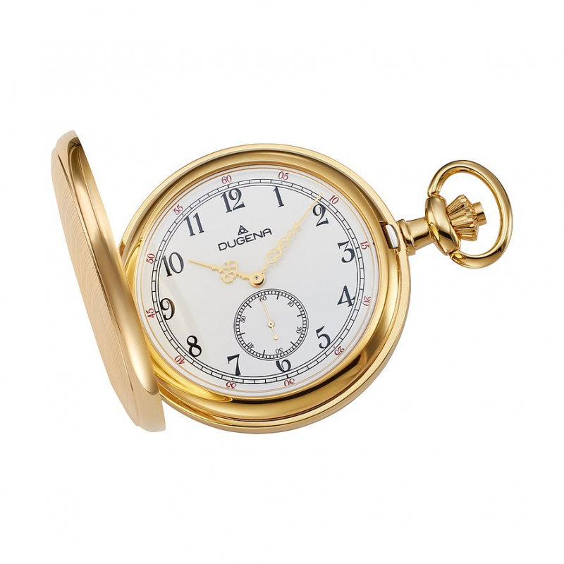 Dugena Taschenuhr Savonette 4461235 Metall – Bild 1 von 3