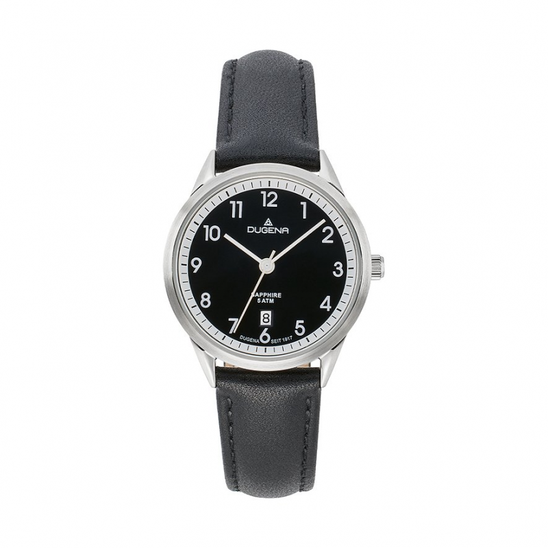 Dugena Damenuhr Slim Line 4461239 Edelstahl