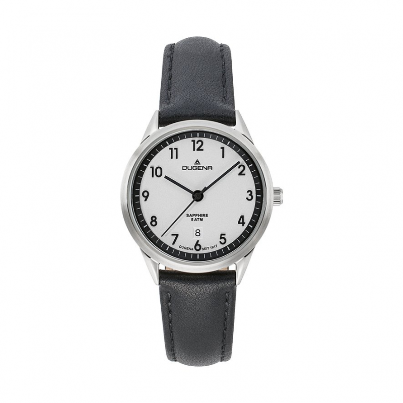 Dugena Damenuhr Slim Line 4461240 Edelstahl