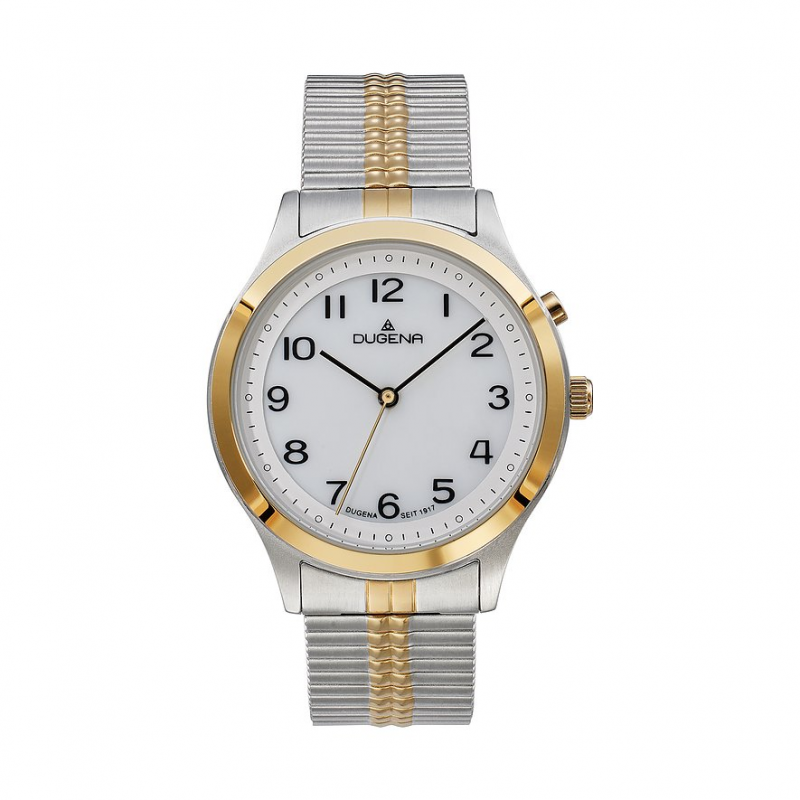 Dugena Herrenuhr Bari Licht 4461248 Edelstahl – Bild 1 von 3