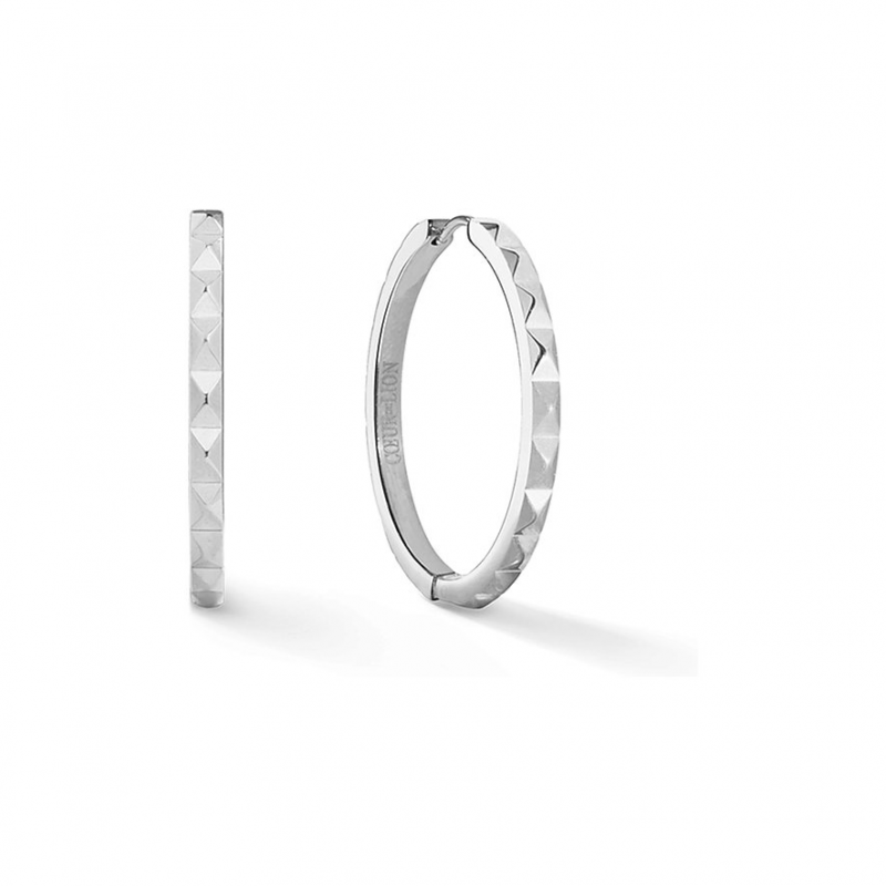 Coeur de Lion Creolen 0135/23-1700 Edelstahl