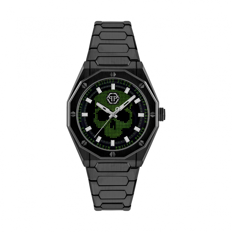 Philipp Plein Herrenuhr High-Conic PWWGA0226 Edelstahl, recycelt – Bild 1 von 3