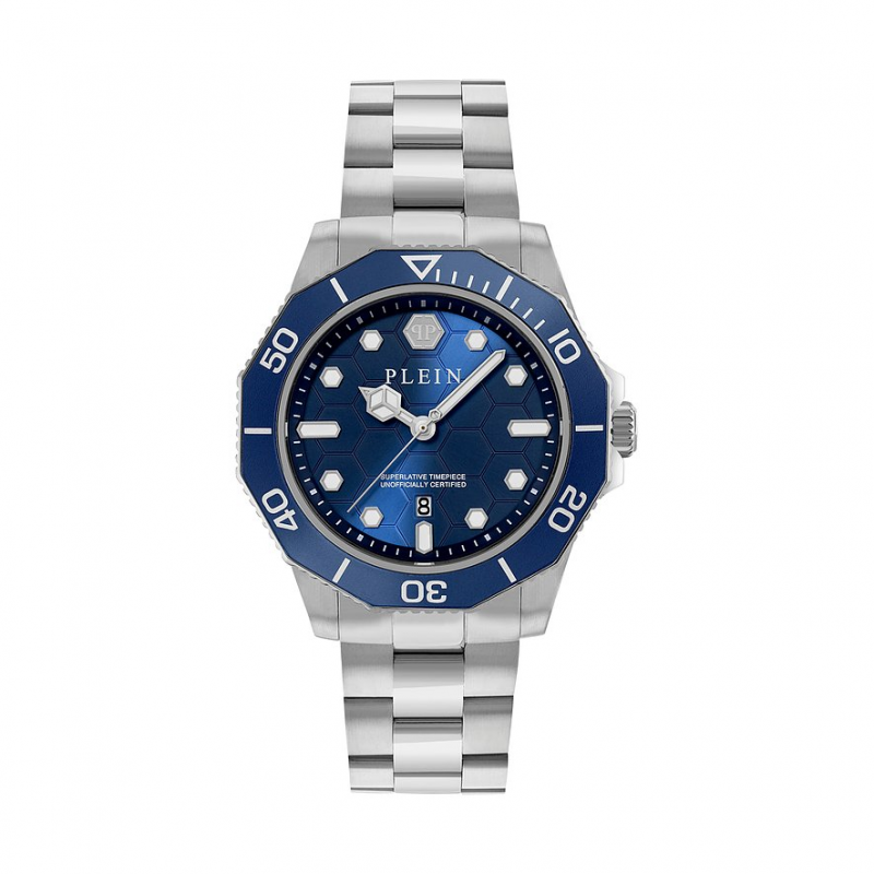 Philipp Plein Herrenuhr Hypersport PW2GA0426 Edelstahl, recycelt – Bild 1 von 3
