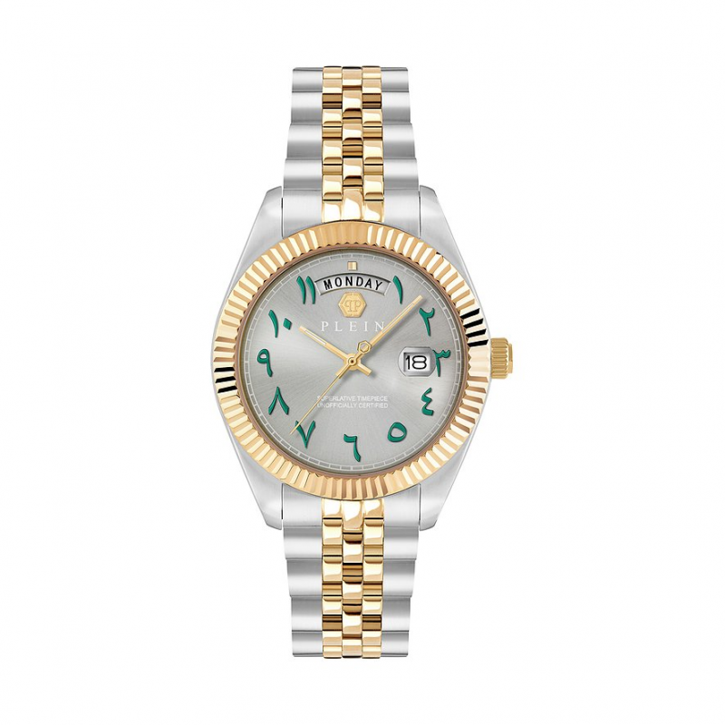 Philipp Plein Herrenuhr Rock Couture PWPNA0926 Edelstahl, recycelt – Bild 1 von 3
