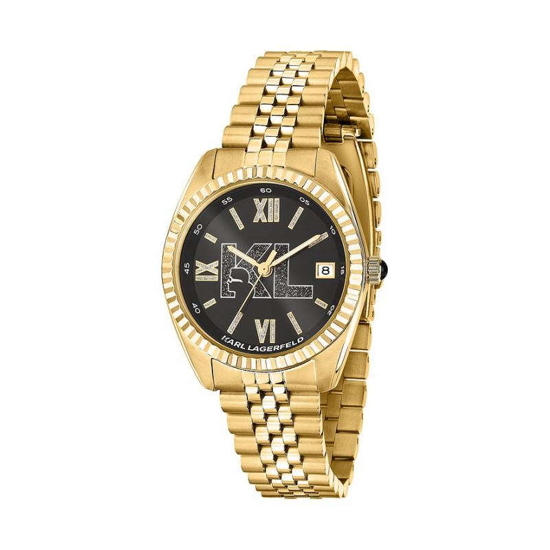 Karl Lagerfeld Damenuhr Timeless Code R0553108510 Stahl – Bild 1 von 2