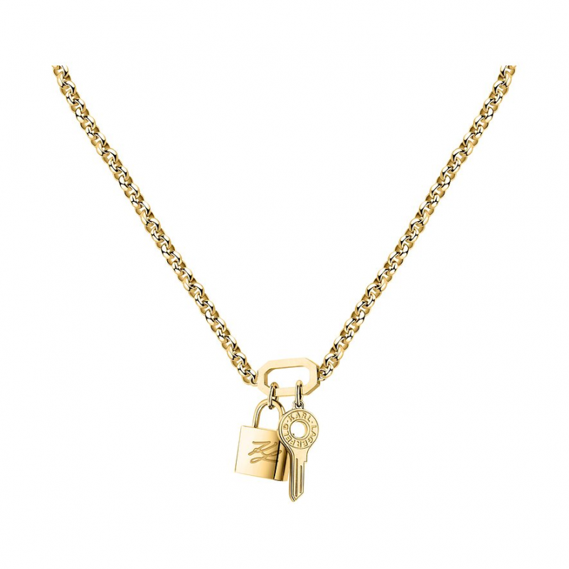 Karl Lagerfeld Kette Charms KLAYD36 Edelstahl – Bild 1 von 2
