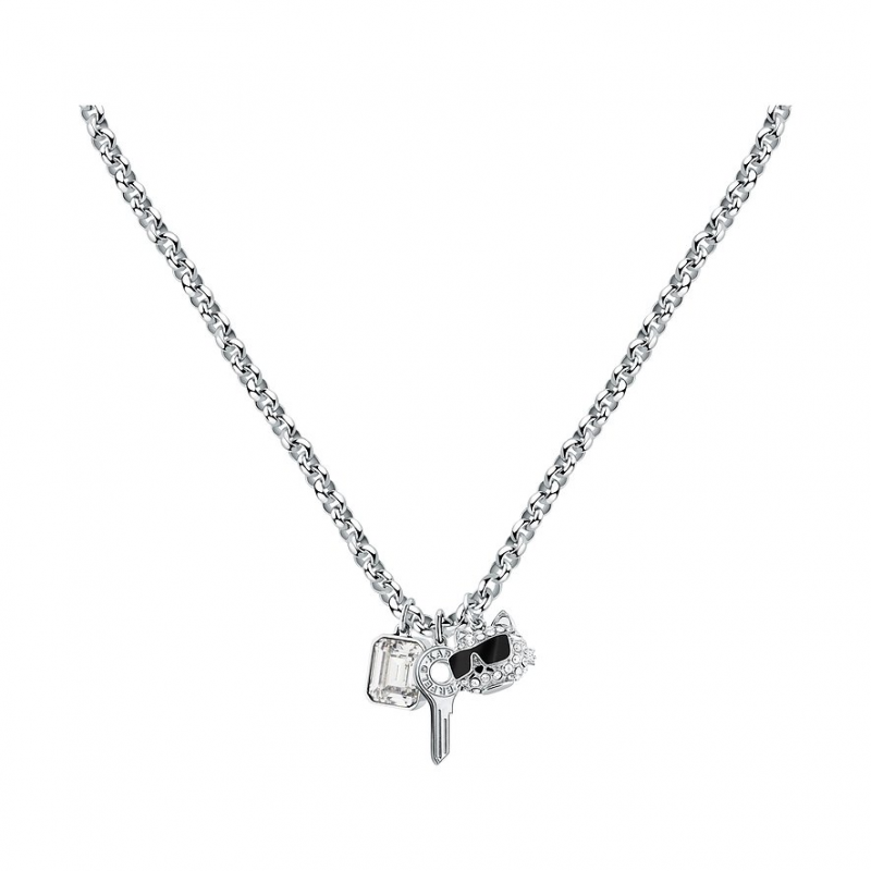 Karl Lagerfeld Kette Charms KLAYD37 Edelstahl – Bild 1 von 3