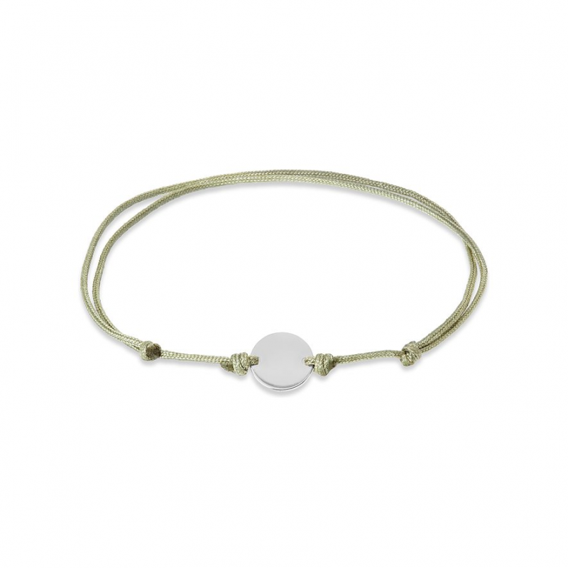 Valeria Armband 89233766 925er Silber, recycelt, Perlon/Nylon