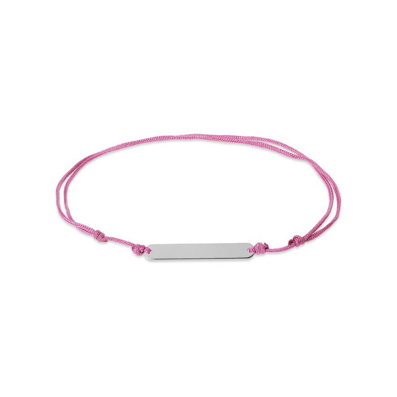 Valeria Armband 89233767 925er Silber, recycelt, Perlon/Nylon