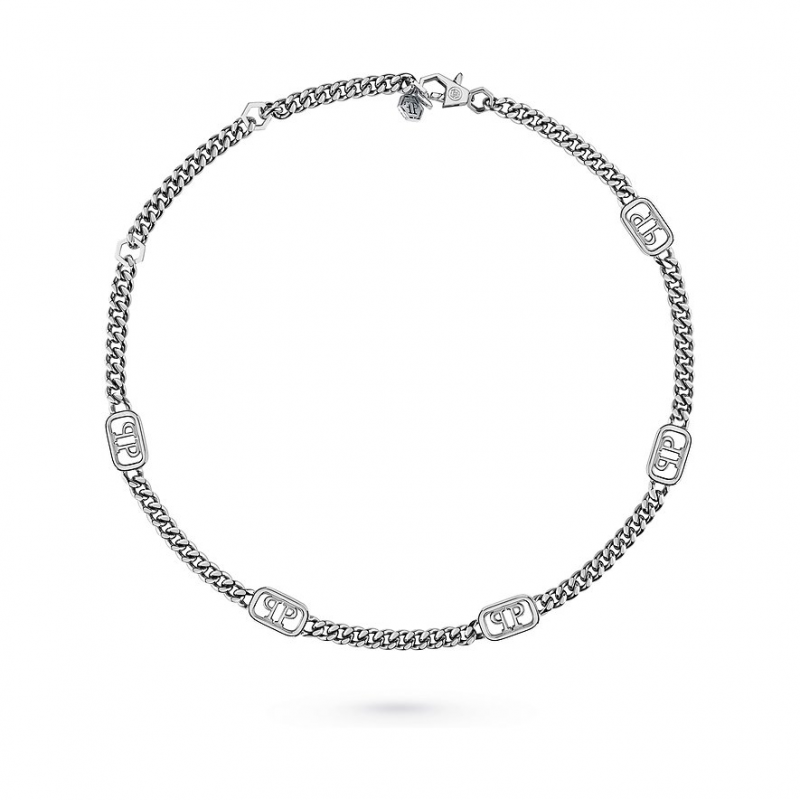 Philipp Plein Kette PJ1AA24NU Edelstahl – Bild 1 von 2