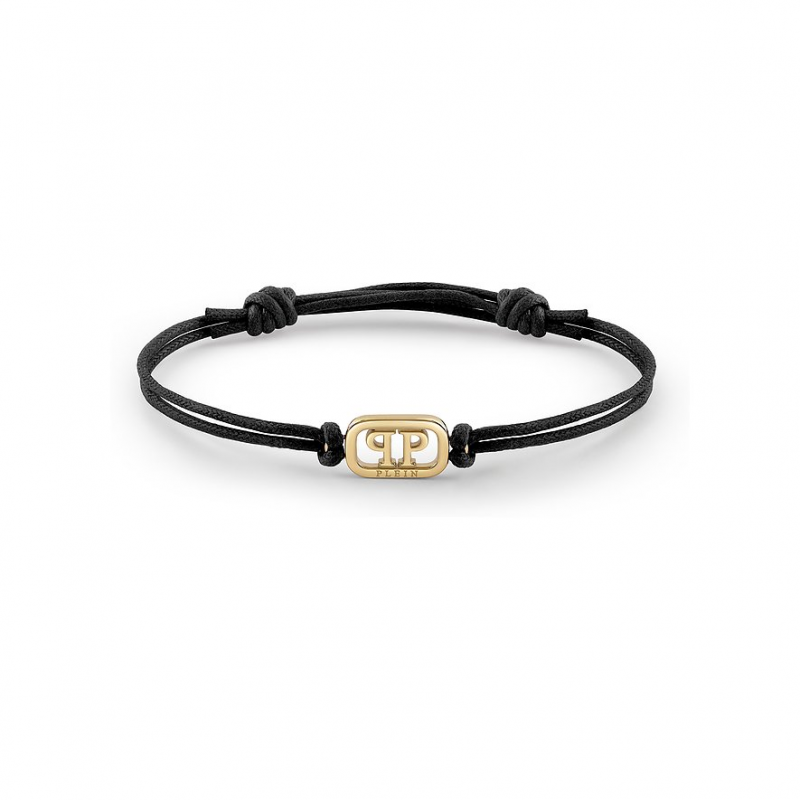 Philipp Plein Armband PJ1AA31BU Edelstahl, Baumwolle – Bild 1 von 2