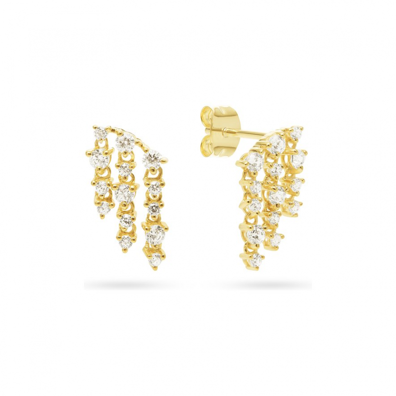 FAVS Ohrhänger 89235055 375er Gelbgold