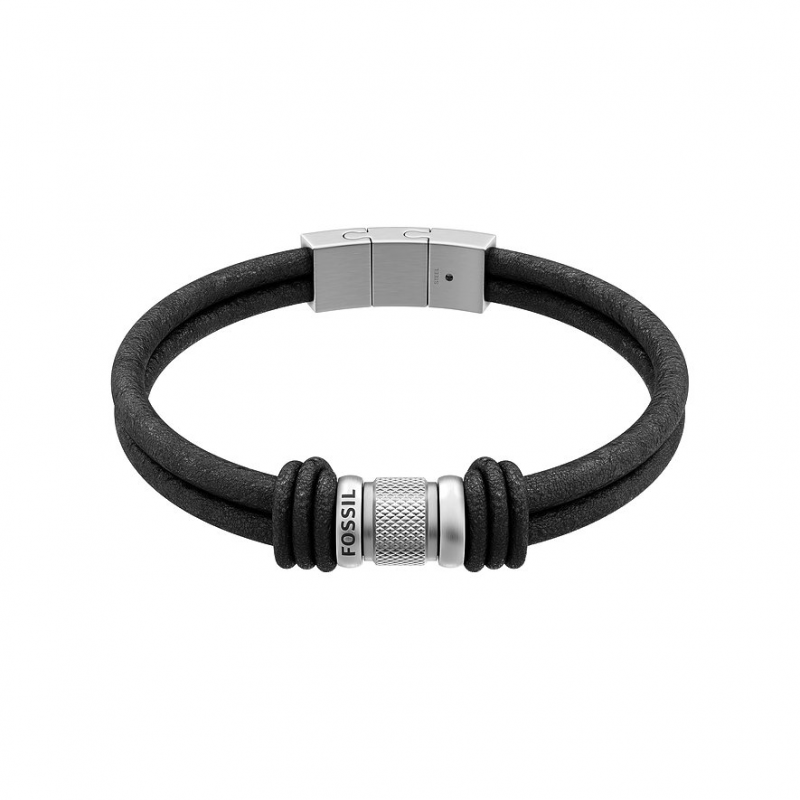 Fossil Armband Machine JF05008040 Leder, Edelstahl – Bild 1 von 3