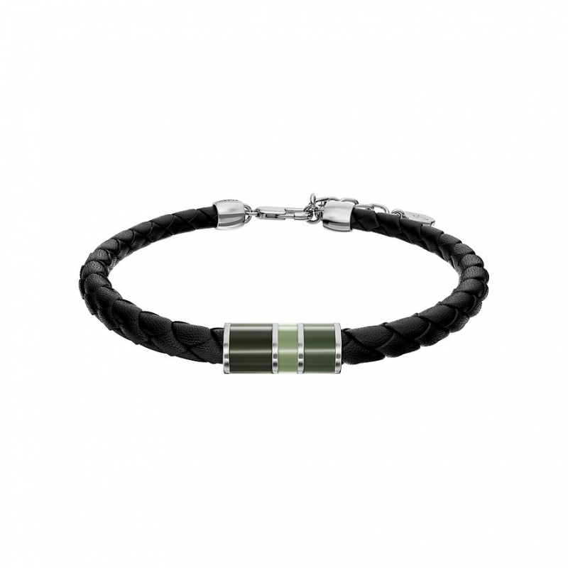 Fossil Armband Everett JF05024040 Leder, Edelstahl – Bild 1 von 3