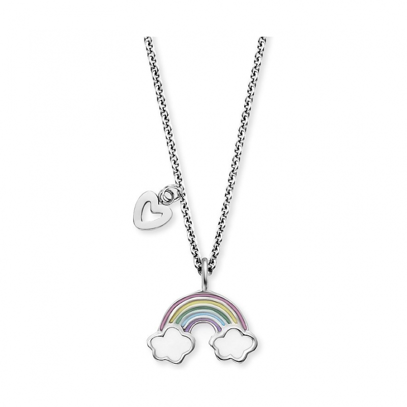 Engelsrufer Kette KOL HENS-RAINBOW Edelstahl, Emaille